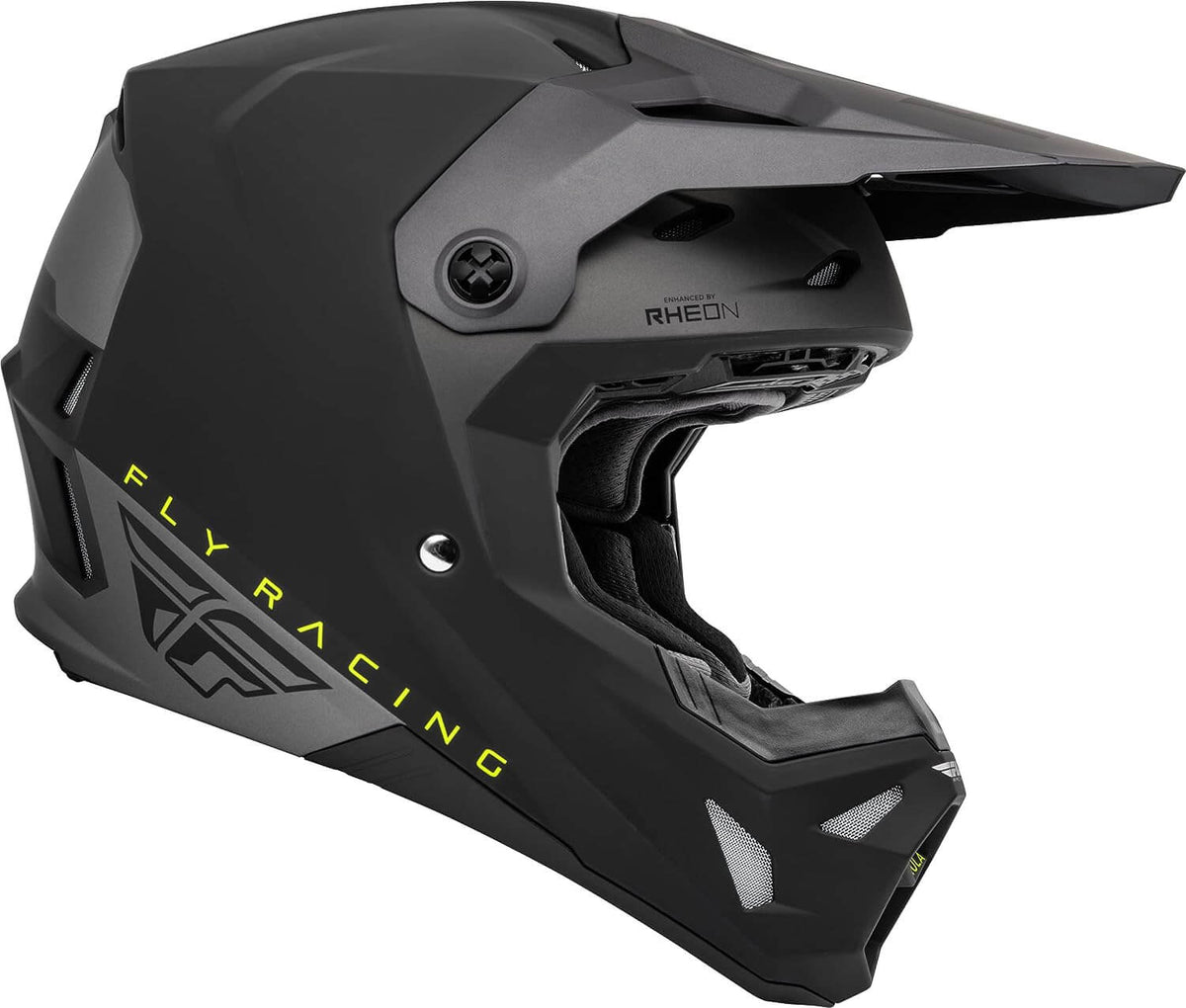 Casco Fly Formula CP Slant Negro/Gris/Hi Vis
