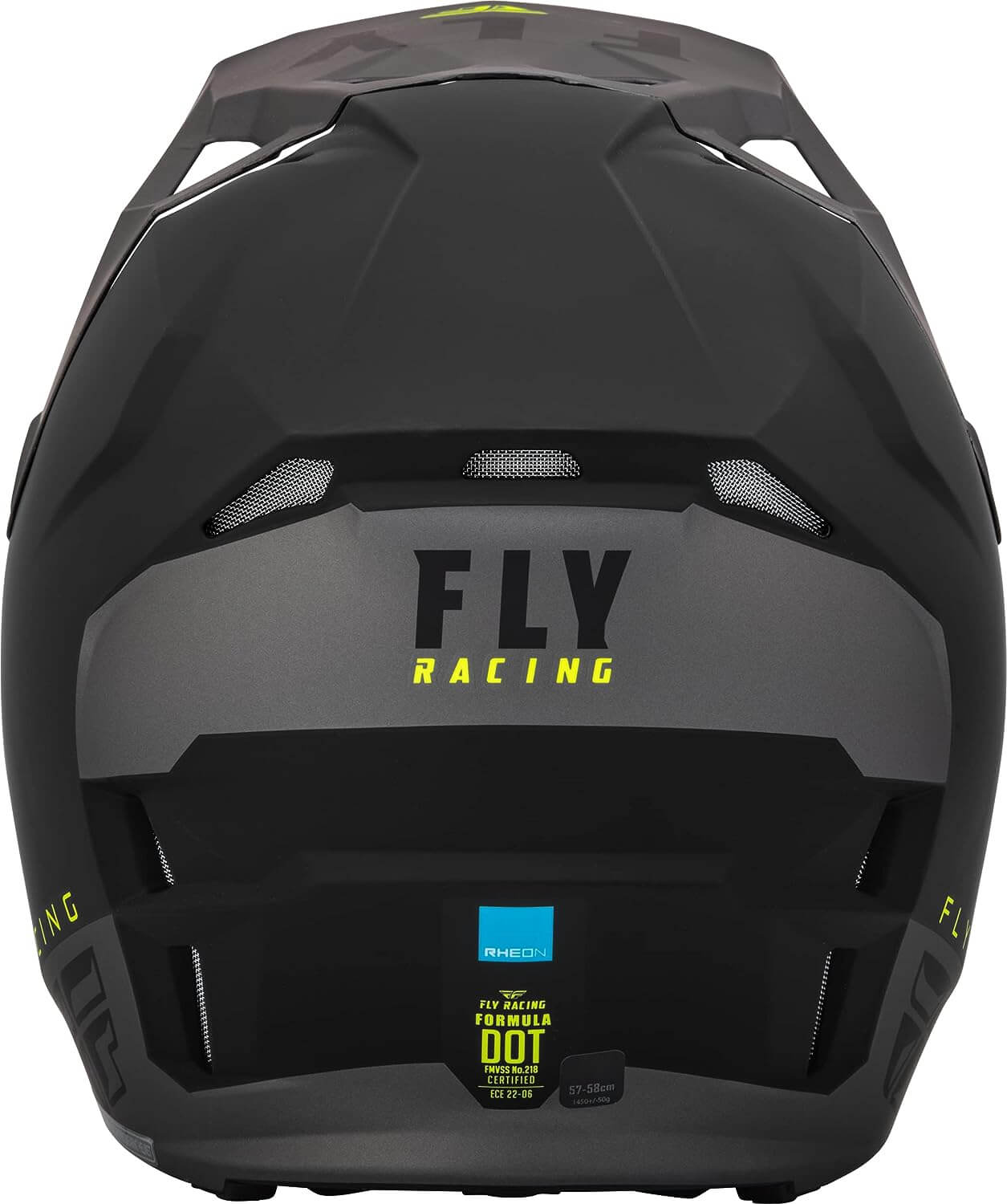 Casco Fly Formula CP Slant Negro/Gris/Hi Vis