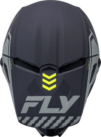 Casco Fly Kinetic Menace Mate Gris/Hi Vis