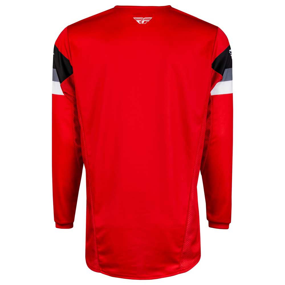 Jersey Fly Kinetic Prix Rojo/Gris/Blanco