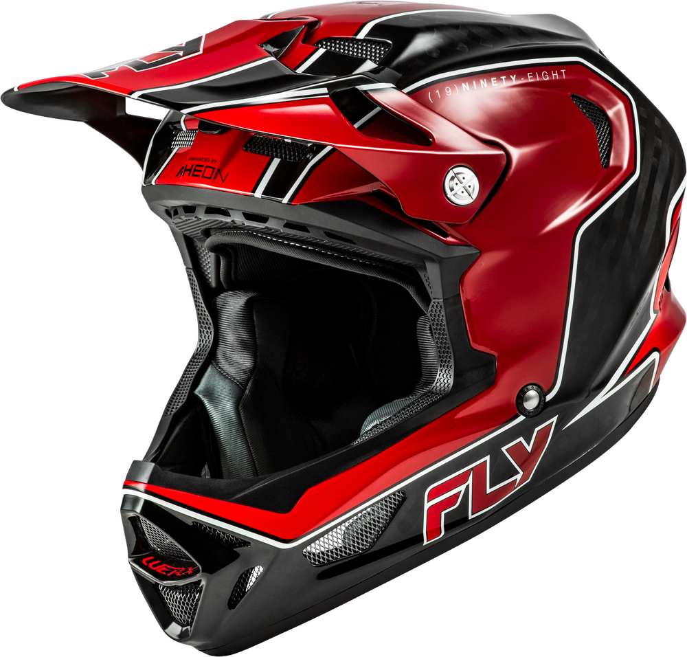 Casco Fly Werx-R Flow Carbon Negro/Rojo