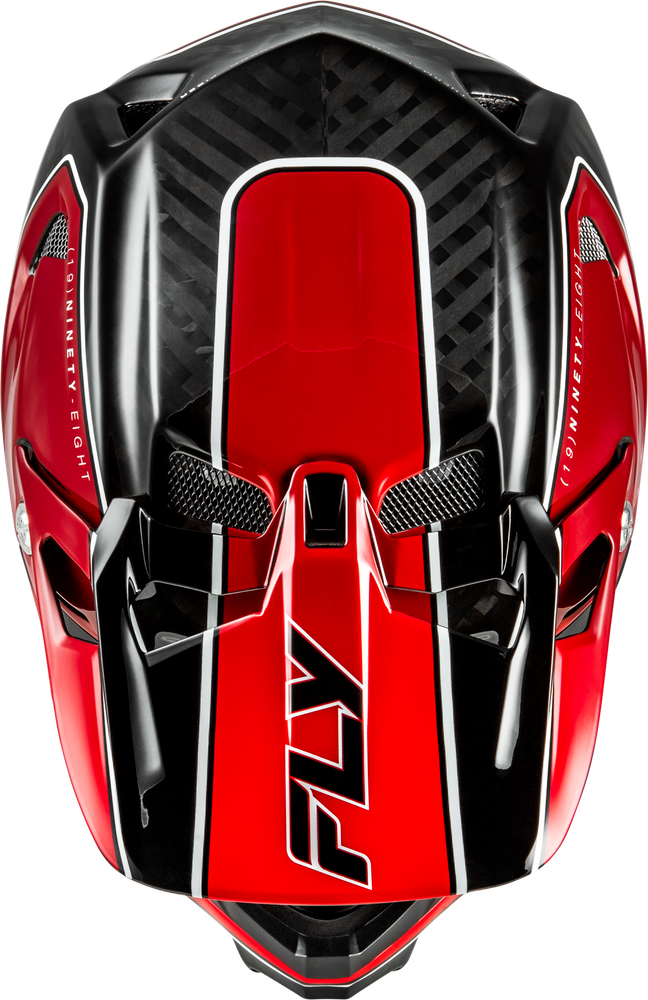 Casco Fly Werx-R Flow Carbon Negro/Rojo