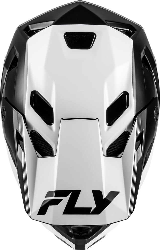 Casco Fly Rayce Repeat Negro/Blanco Niño