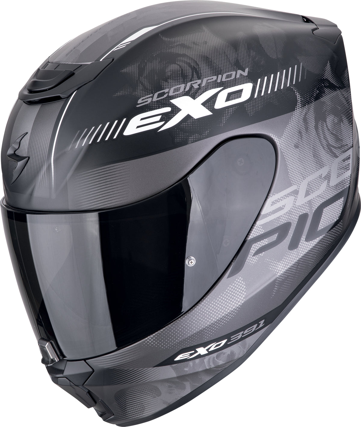 Casco Scorpion EXO-391 Ava Negro Mate/Silver