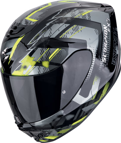 Casco Scorpion EXO-391 Cluter Negro/Amarillo Neon
