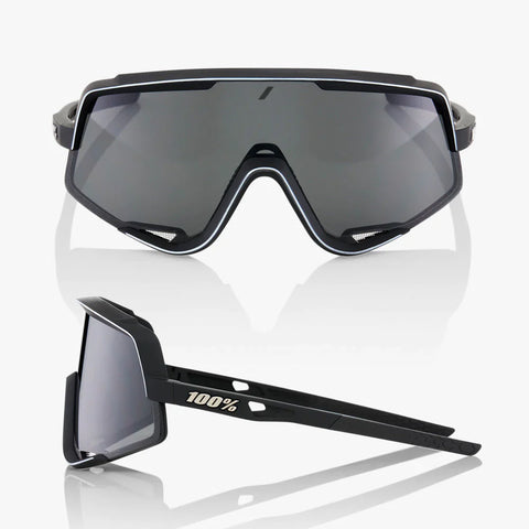 Gafas 100% Glendale Soft Tact Negra Lente Humo