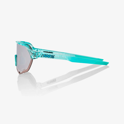 Gafas 100% S2 Polished Translucent Mint Lente Hiper Silver Espejo