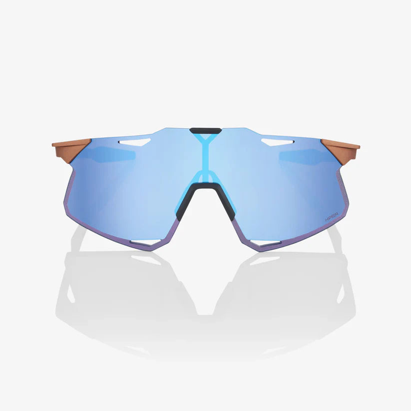 Gafas 100% Hypercraft Cobre Mate Cromo Lente Hiper Azul Espejo