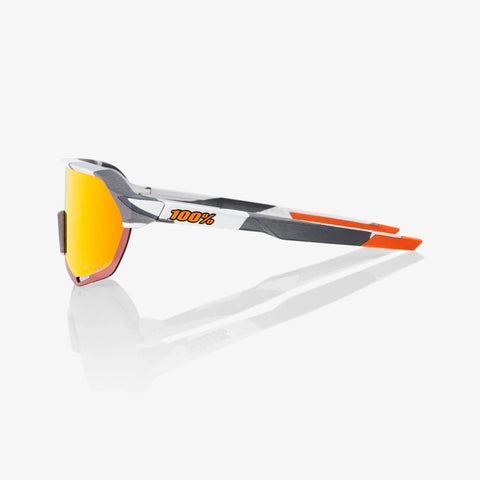 Gafas 100% S2 Soft Tact Gris Camo Lente Hiper Rojo Espejo