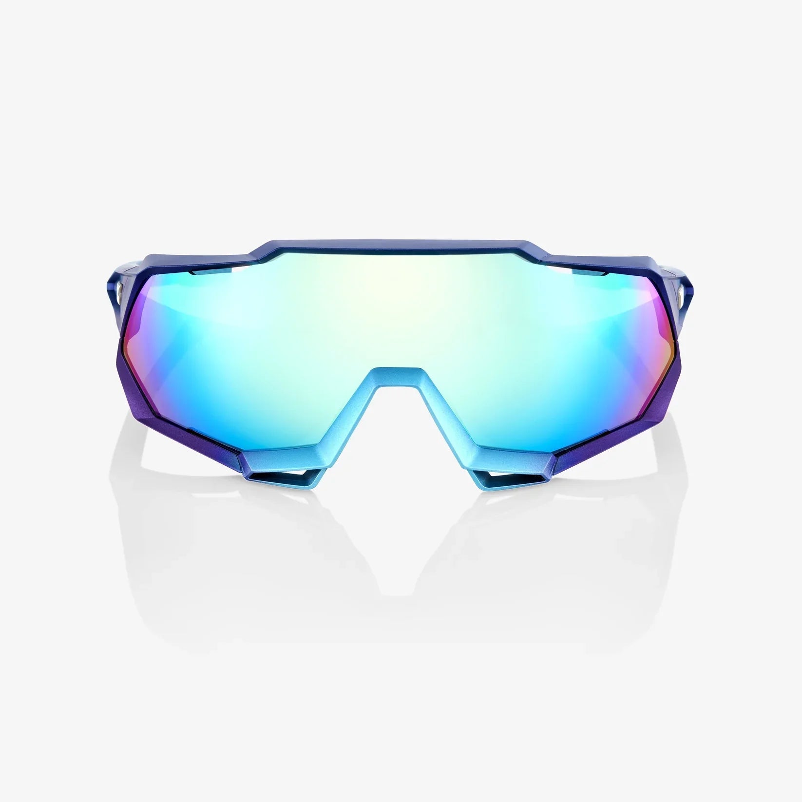 Gafas 100% Speedtrap Mate Metallic into The Fade Lente Azul Topaz Espejo