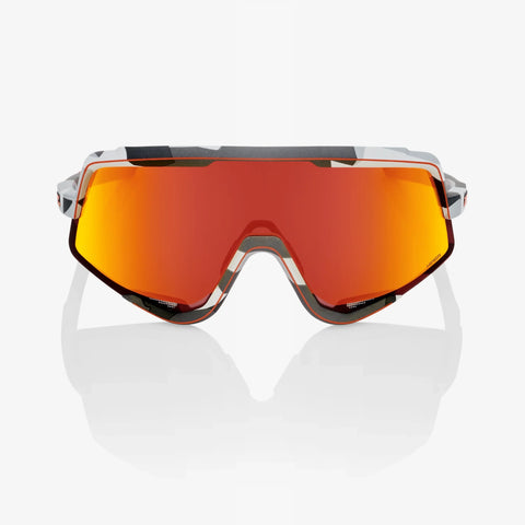 Gafas 100% Glendale Soft Tact Gris Camo Lente Hiper Rojo Espejo