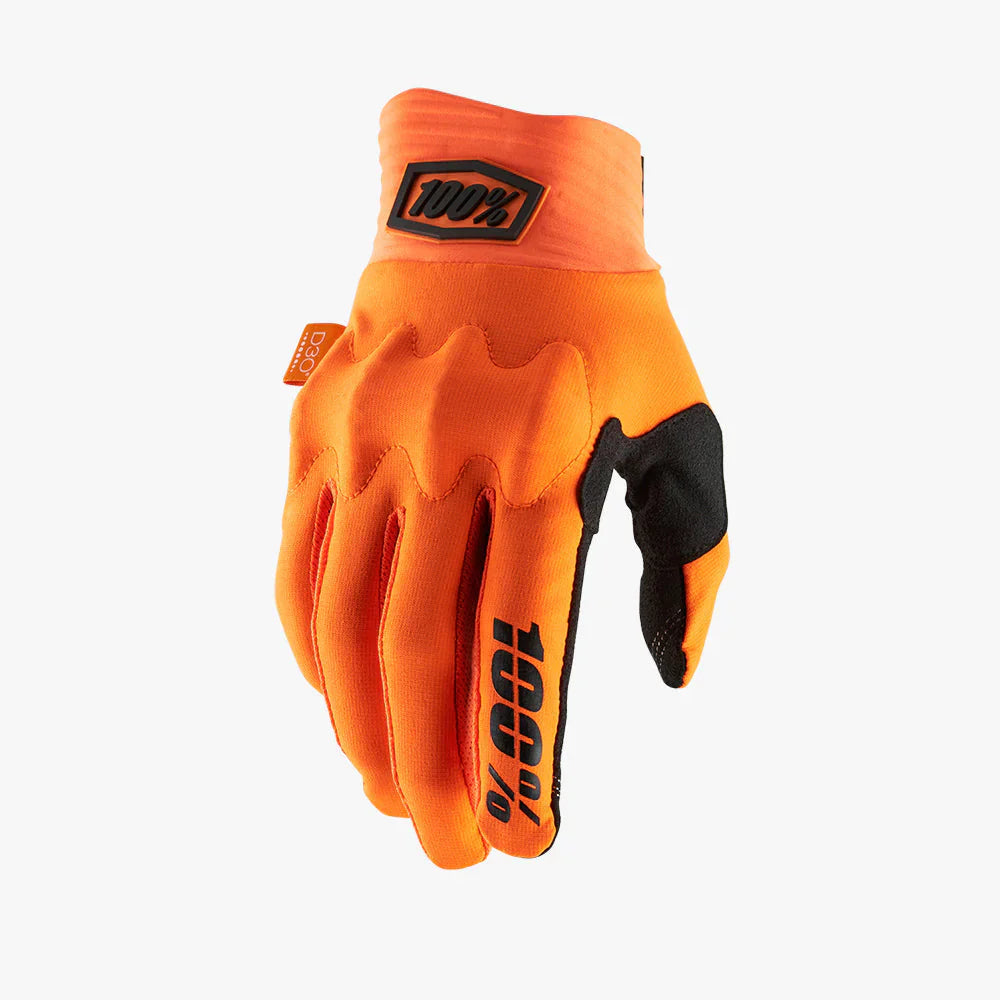 Guantes 100% Cognito Smart Shock Naranja Fluo