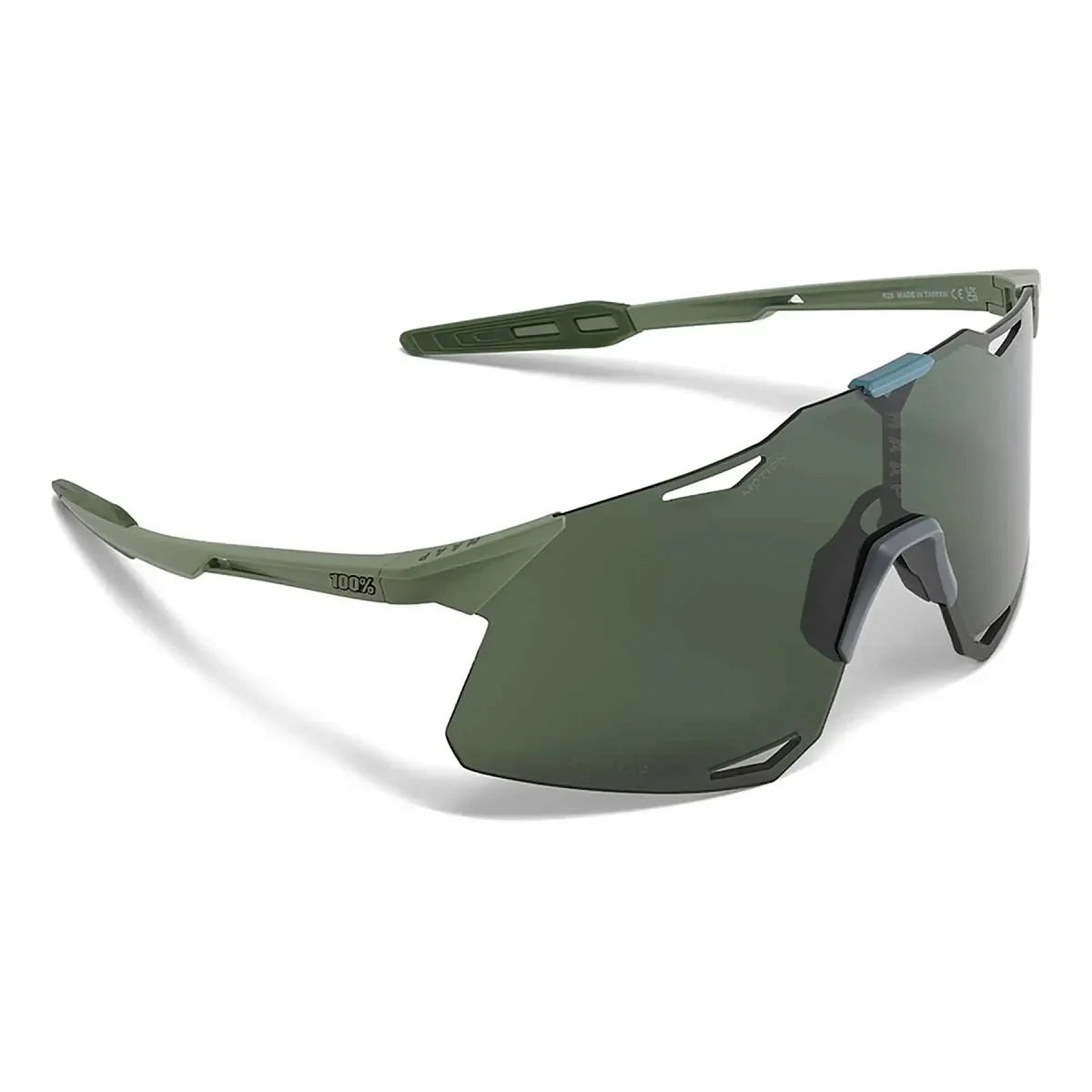 Gafas 100% Hypercraft MAAP Mate Verde Lente Gris Verde