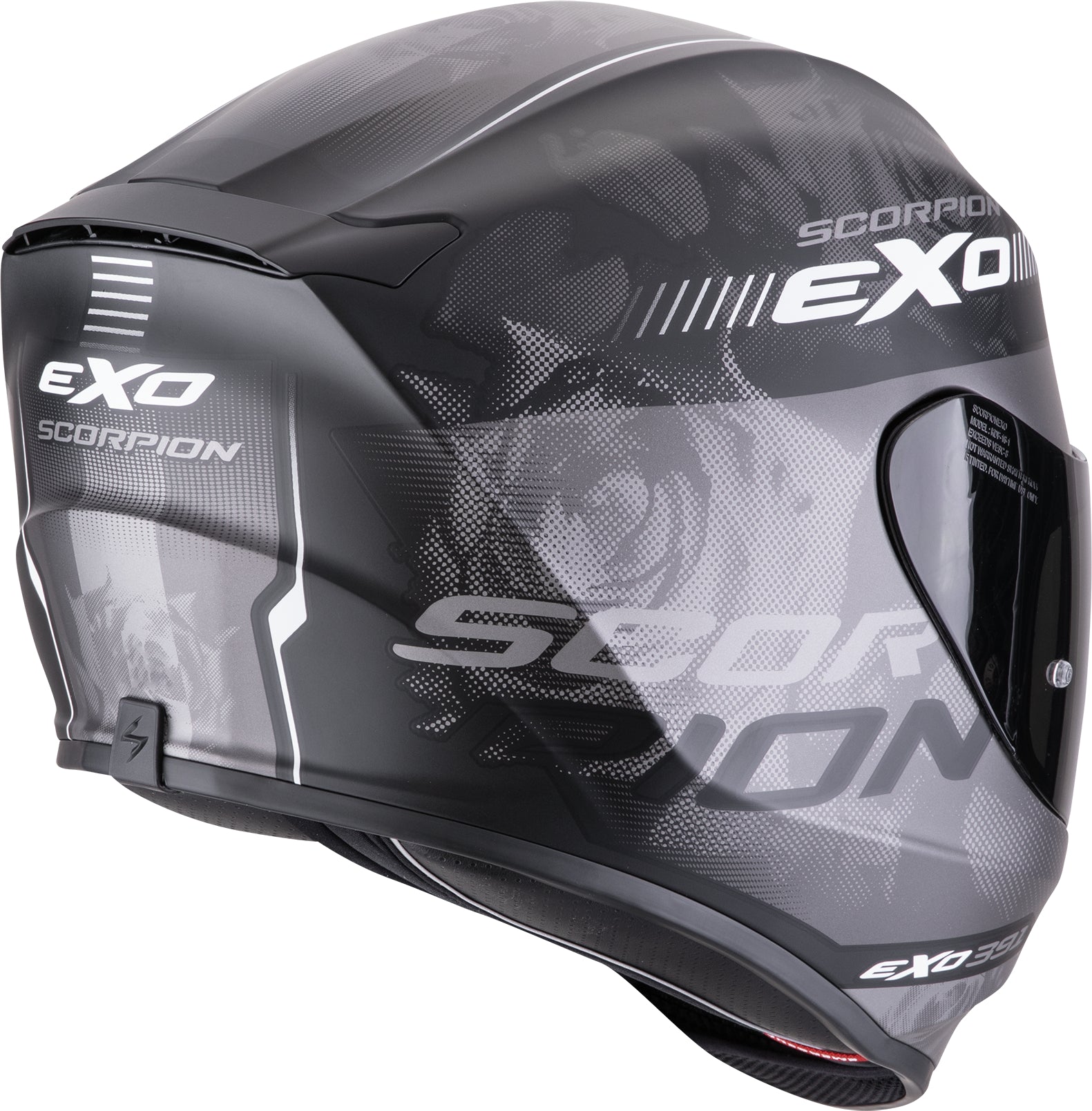 Casco Scorpion EXO-391 Ava Negro Mate/Silver