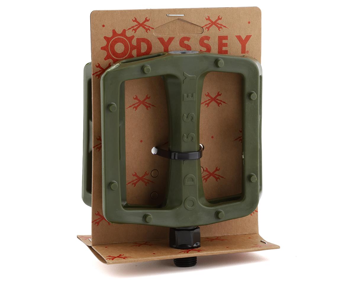 Pedales Odyssey Grandstand v2 Verde  Army 9/16"