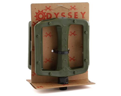 Pedales Odyssey Grandstand v2 Verde  Army 9/16"