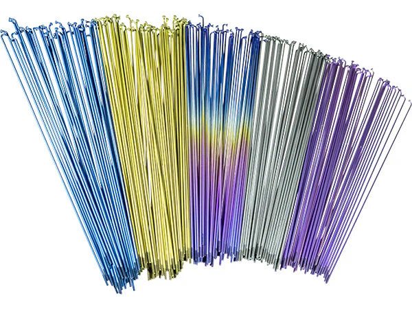 Radios Usa Spokes Titanio Pack x36