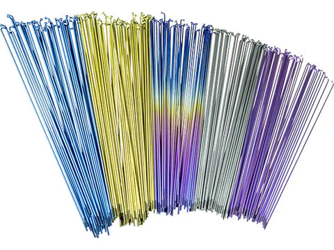 Radios Usa Spokes Titanio Pack x36